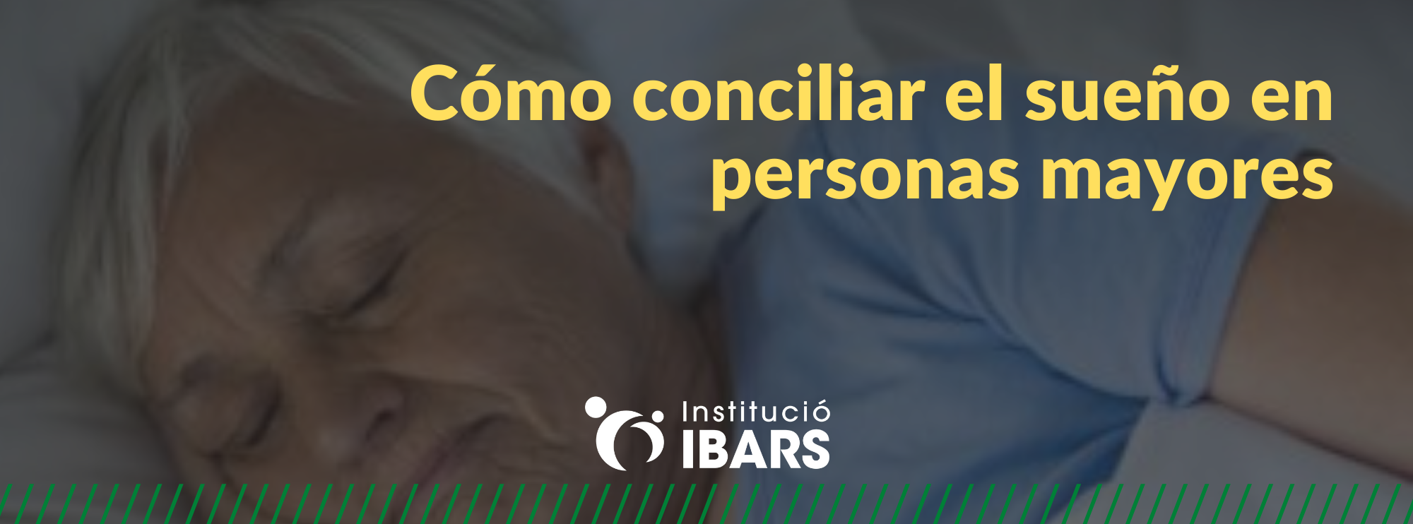 Cómo conciliar el sueño en personas mayores