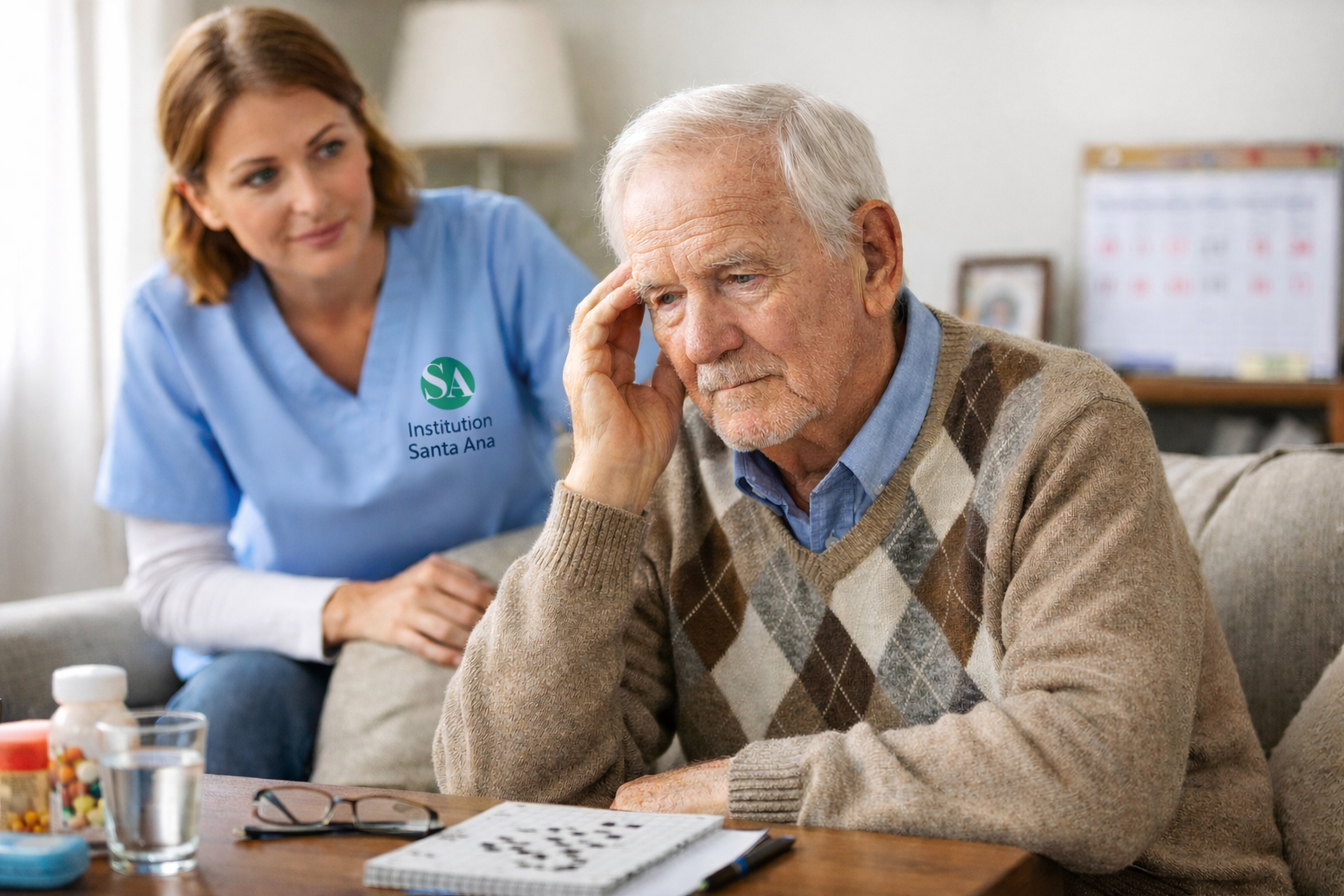 Demencia en personas mayores: síntomas iniciales y cuidados en casa en Madrid